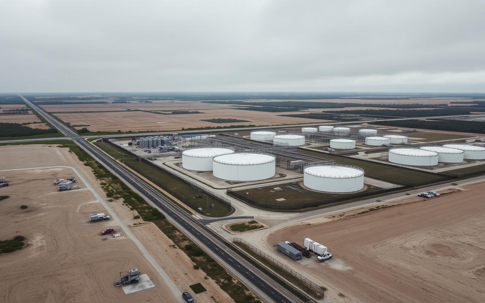 Tank farm perimeter and mustering upgrade — Petrochemical